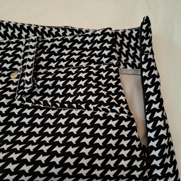 NVO by LANCTÔT women SKORT Sz 16 ACTIVWEAR LEISUREWEAR WORK PREPPY HOUNDSTOOTH - Picture 3 of 15